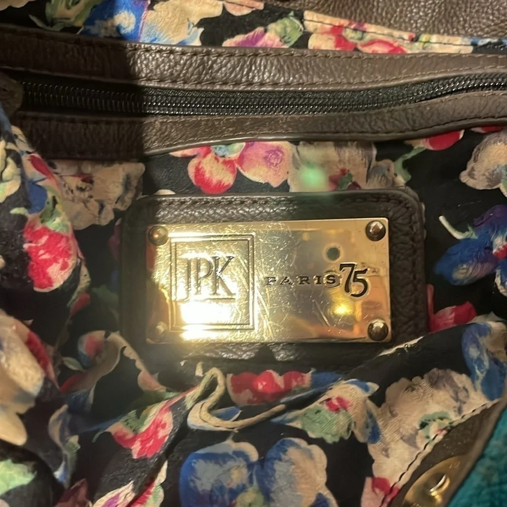 JPK PARIS 75 Teal hobo bag